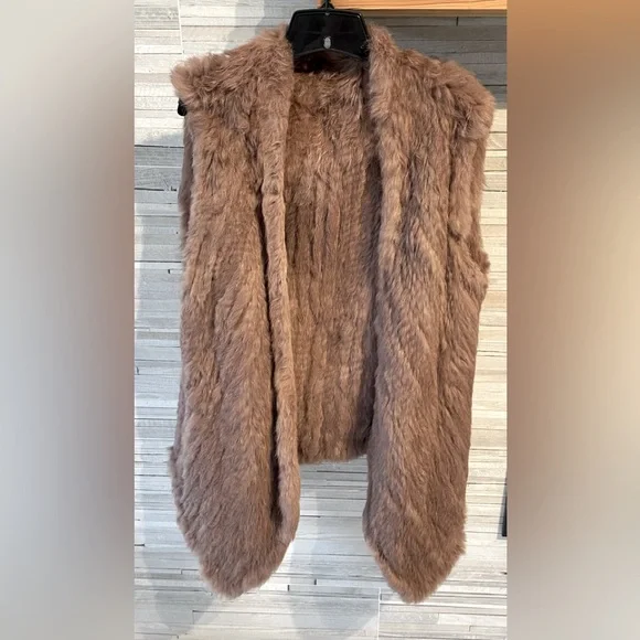 Plus size rabbit fur vest shop